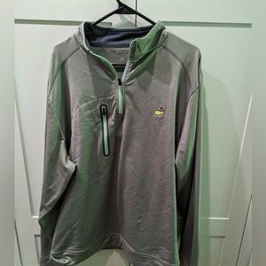 Masters Tech quarter zip teal accents XXL